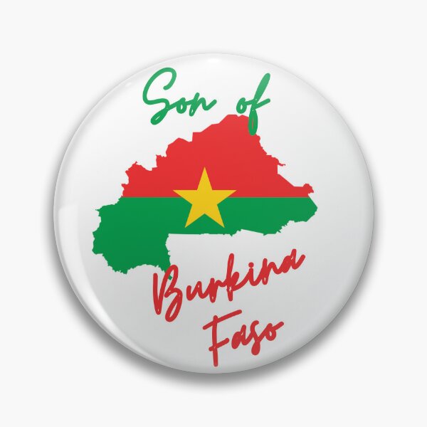 Item preview, Son of Burkina Faso Map Flag designed and sold by NovawayDirect.