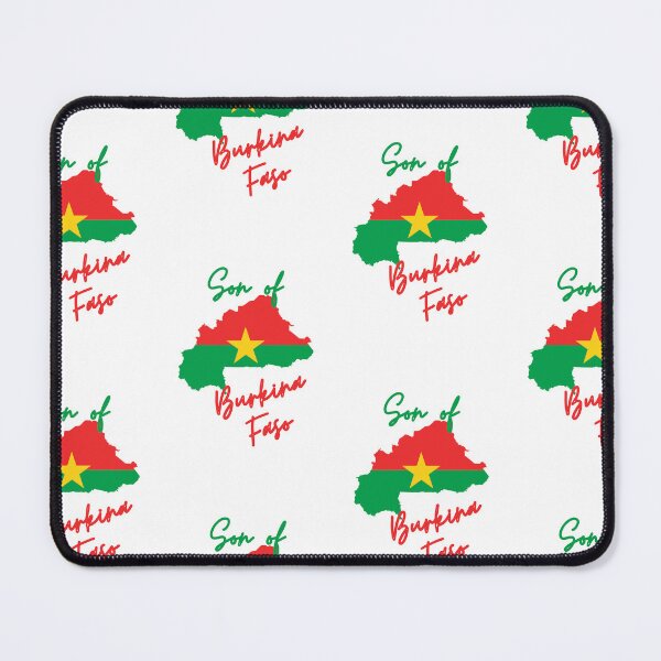 Item preview, Son of Burkina Faso Map Flag designed and sold by NovawayDirect.