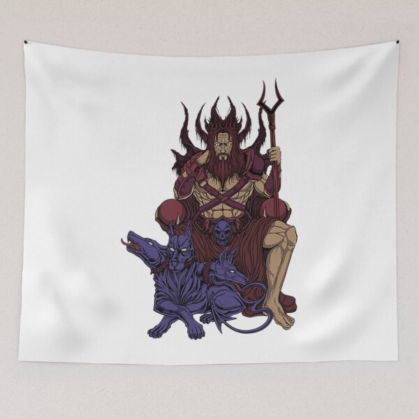 Aperçu de l'œuvre T-shirt HadesDieu de la mythologie grecque - Pluton Hades créée et vendue par WessenGrove.