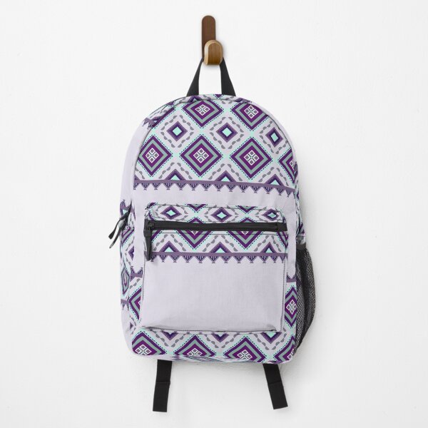 Item preview, Ethnic Pattern / Quilted Pattern / Pattern Background / Zigzag Pattern Green Purple designed and sold by RisaArt22.