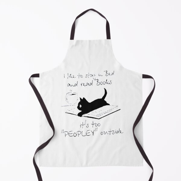 Item preview, I like to stay in bed and read books it's too peoply outside Funny Art Design Happy Apparel Essential Inspiration Joy Mood designed and sold by DesignByHeartUK.