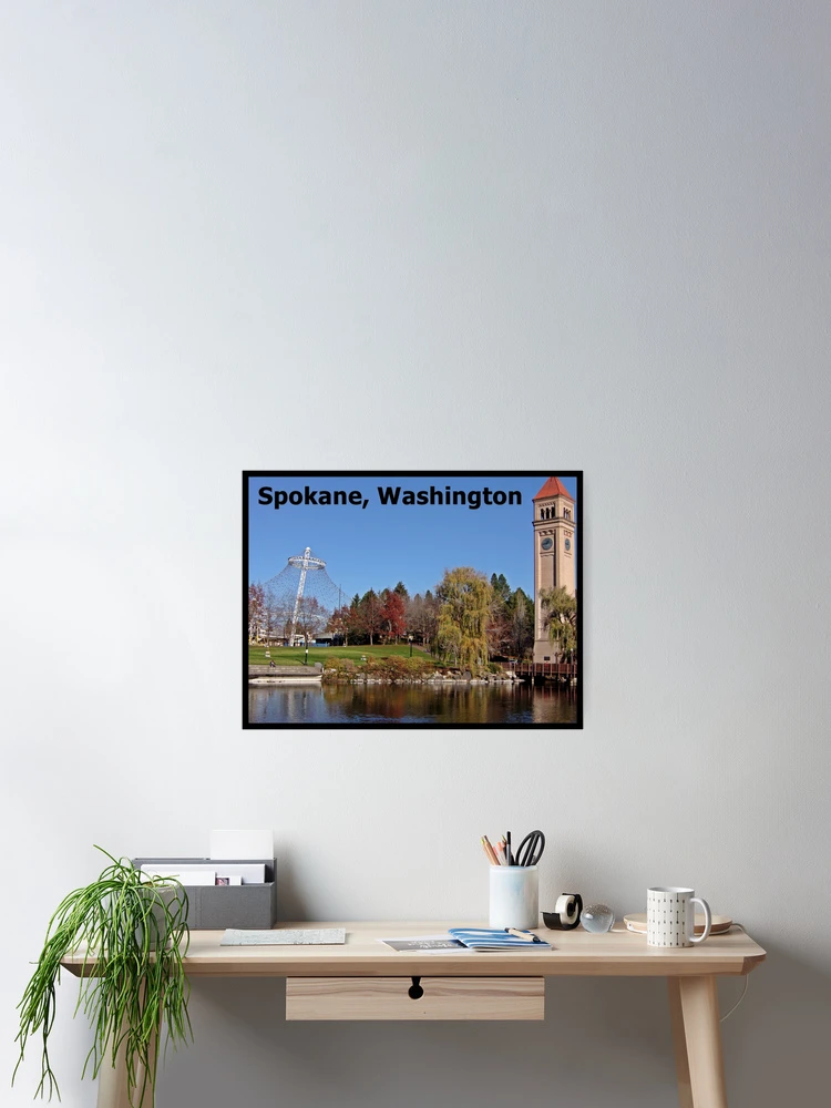 Thumbnail 2 of 3, Poster, Spokane Riverside designed and sold by VikingVisual.