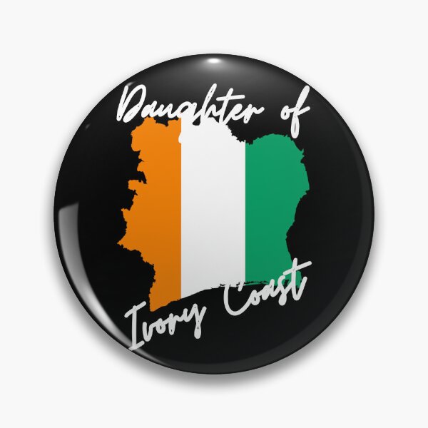 Item preview, Daughter of Ivory Coast Map Flag designed and sold by NovawayDirect.