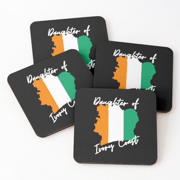 Item preview, Daughter of Ivory Coast Map Flag designed and sold by NovawayDirect.