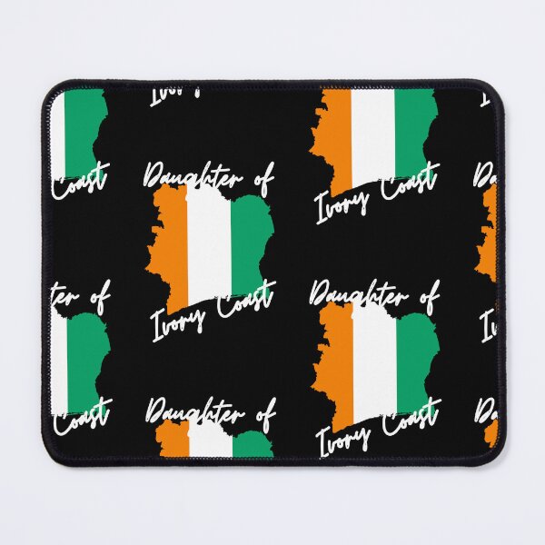 Item preview, Daughter of Ivory Coast Map Flag designed and sold by NovawayDirect.