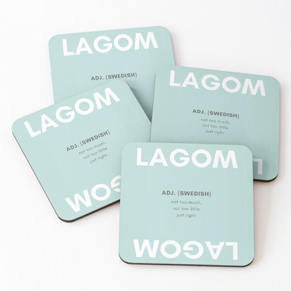Item preview, LAGOM designed and sold by kitnikit.