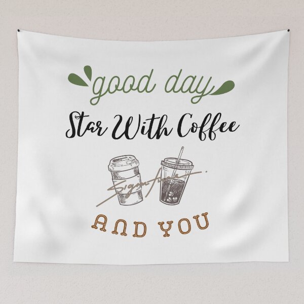 Item preview, Good days start with coffee and you - Valentine's day art - valentines day for couples designed and sold by Mintminz.