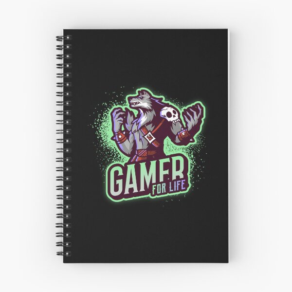 Item preview, Gamer for Life with Anthropomorphic Wolf Warrior designed and sold by PRIVARSHU.