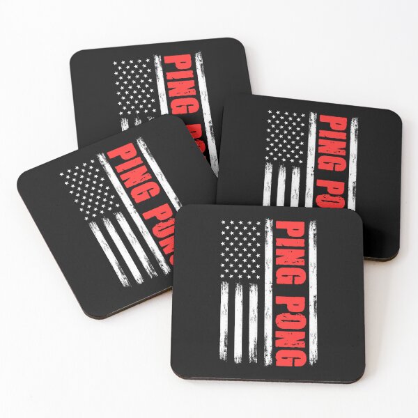 Item preview, Ping Pong Patriot Flag For A Whiff Whaff Table Tennis Player designed and sold by Nessshirts.