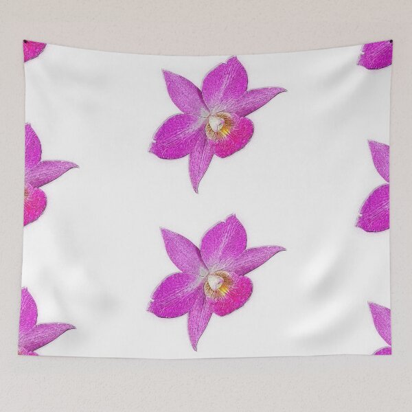Item preview, Pink Orchid flower Сolor print designed and sold by artdragongift 15.