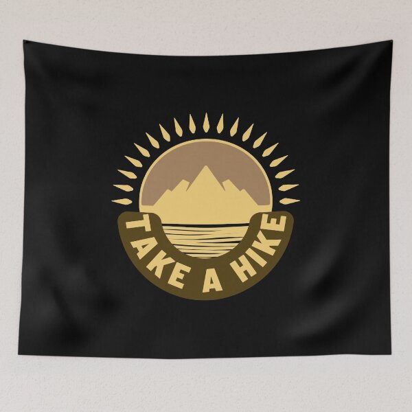 Item preview, Take a Hike Camping Mountain T-Shirt Cool Design Tee designed and sold by LJ4EVER.