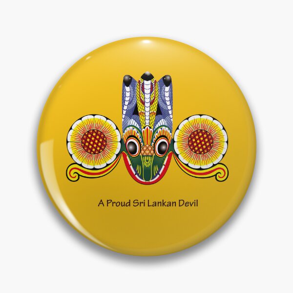 Item preview, A Proud Sri Lankan Devil - ගරා යකා වෙස් මුහුණ designed and sold by SaShaCreations.