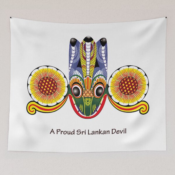 Item preview, A Proud Sri Lankan Devil - ගරා යකා වෙස් මුහුණ designed and sold by SaShaCreations.