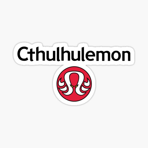 Cthulhulemon Parody Sticker