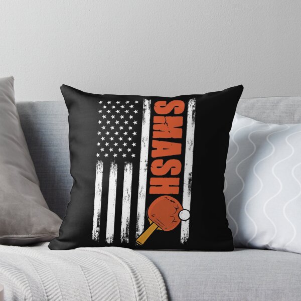 Item preview, Smash Ping Pong Patriot Flag Funny Table Tennis Player designed and sold by Nessshirts.