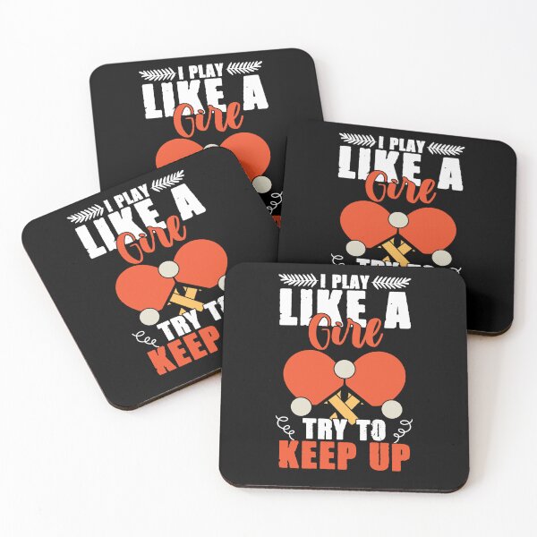 Item preview, I Play Like A Girl Try To Keep Up Funny Ping Pong Player designed and sold by Nessshirts.