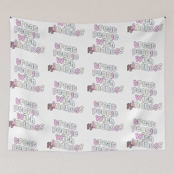 Item preview, Treat People with Kindness Choose Kindness Love Hearts 3 heart Love Friends Friendship forever Art Soft Happy Life Apparel Essential Motivation Inspiration Joy Mood designed and sold by DesignByHeartUK.