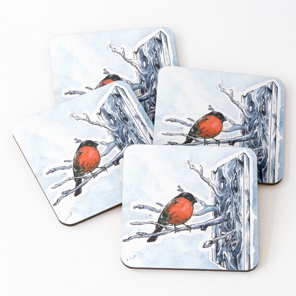 Item preview, Red bullfinch designed and sold by LRaien.