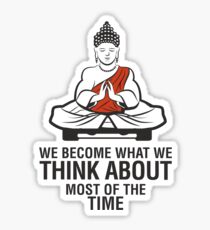 Buddah Meditation Sticker