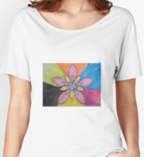 psychedelic flower Women's Relaxed Fit T-Shirt