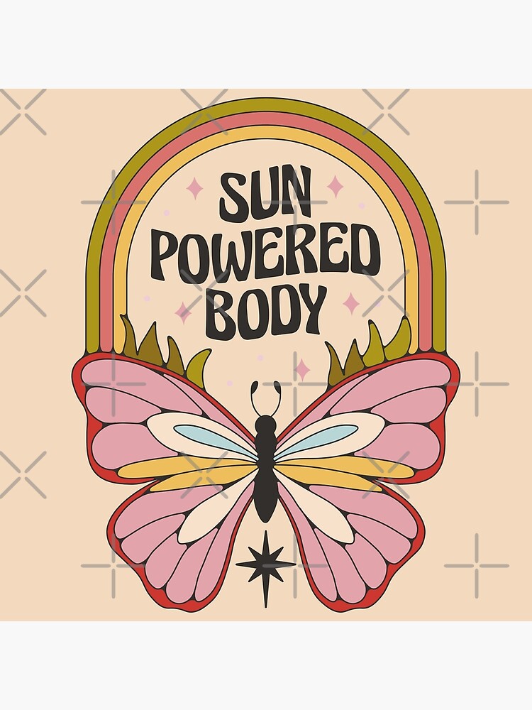 Sun Powered Body Butterfly Poster For Sale By Ibruster Redbubble 1903