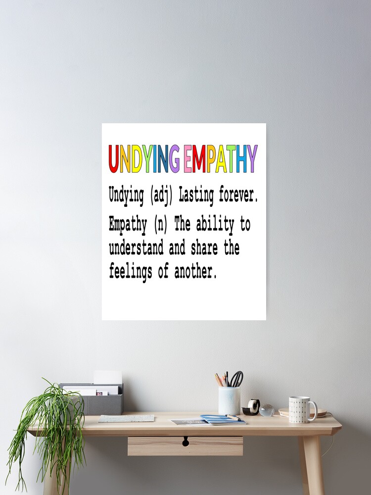 Empathy Definition Poster Wall Art Empathy Definition Feelings 