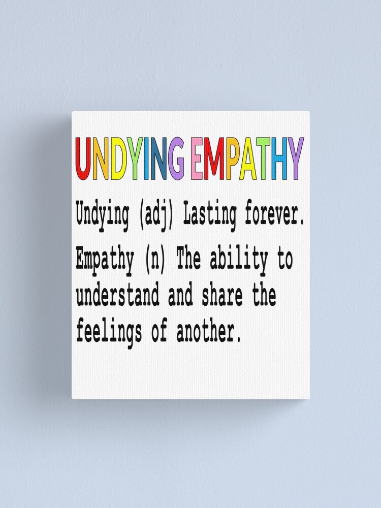 Empathy Definition Sympathy Sensibility Self Love Kind Empathetic | Poster