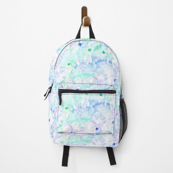 Item preview, Bubbly Pattern of Blueish Flowers designed and sold by Shape-And-Color.
