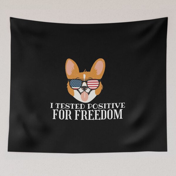 Item preview, i tested positive for freedom designed and sold by Hoetoons.