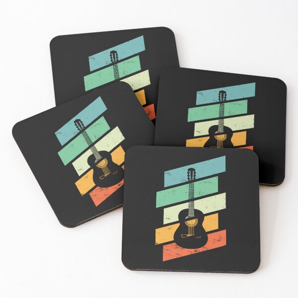 Item preview, Vintage Style Classical Guitar Retro Colors designed and sold by nightsworthy.