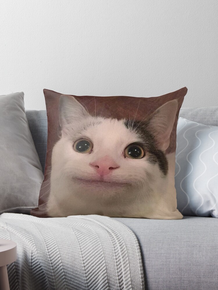 Beluga Cat - Beluga Cat Meme - Pillow