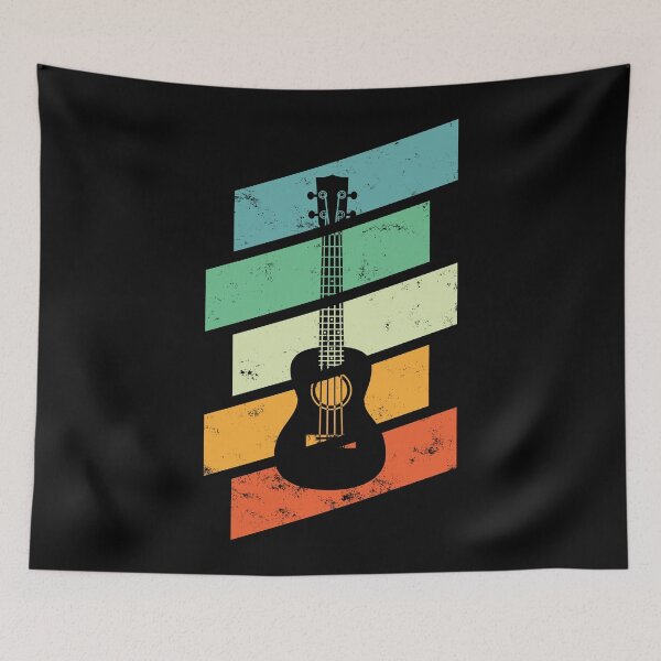 Item preview, Vintage Style Ukulele Retro Colors designed and sold by nightsworthy.