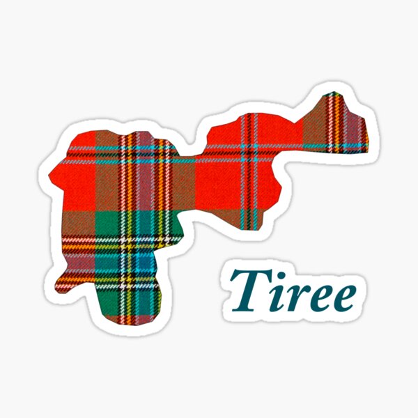 Red Tartan Scottish Fabric Scotland Cool Gift #15842 2 x Vinyl Stickers 10cm 