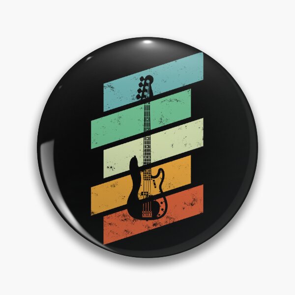 Item preview, Vintage Style P-Style Bass Guitar Retro Colors designed and sold by nightsworthy.