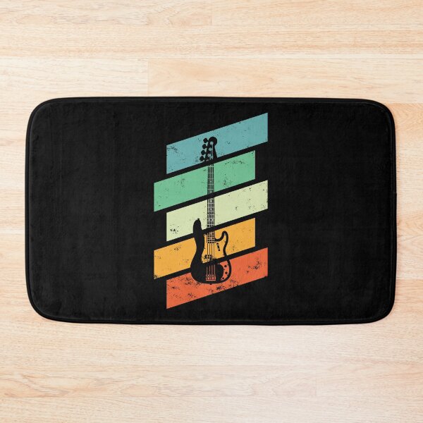 Item preview, Vintage Style P-Style Bass Guitar Retro Colors designed and sold by nightsworthy.