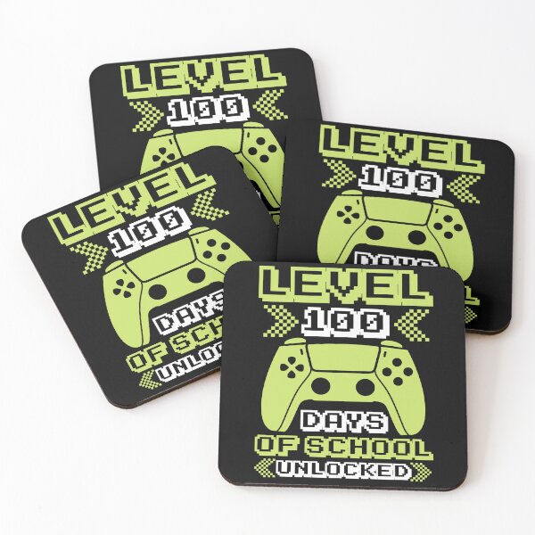 Item preview, Level 100 Days Of School Unlocked - Teacher 100th Day of School Student 100 Days of School Gamer  designed and sold by ohmier.