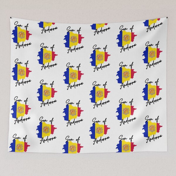 Item preview, Son of Andorra Map Flag designed and sold by NovawayDirect.