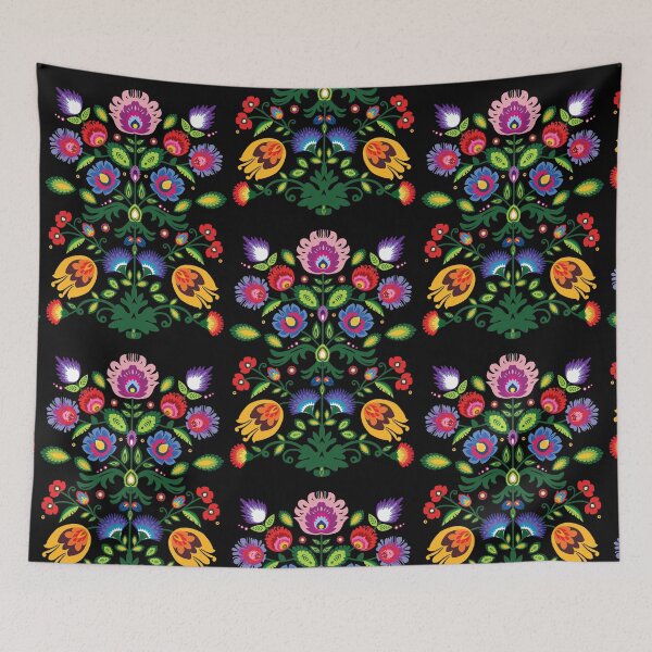 Item preview, Wycinanki inspired composition designed and sold by FK-UK.