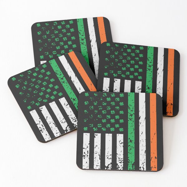 Item preview, American Flag St Patricks Day Vintage Irish Lucky Shirt designed and sold by PuPPuB.