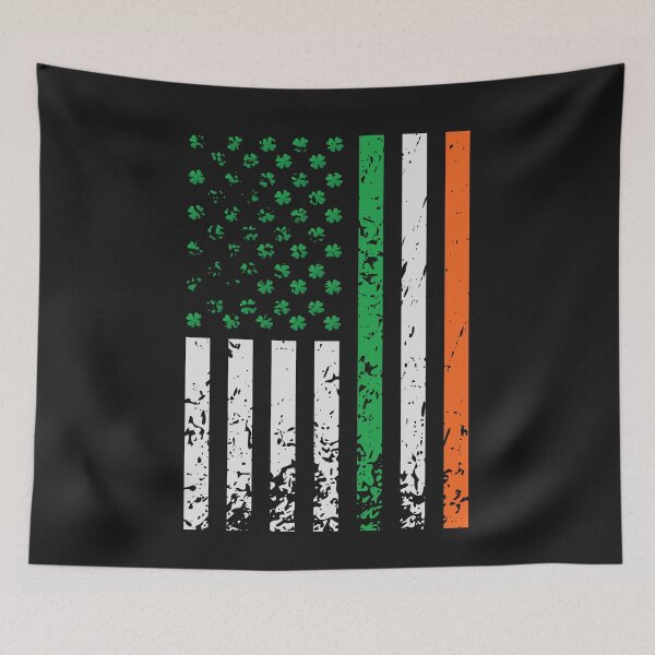 Item preview, American Flag St Patricks Day Vintage Irish Lucky Shirt designed and sold by PuPPuB.