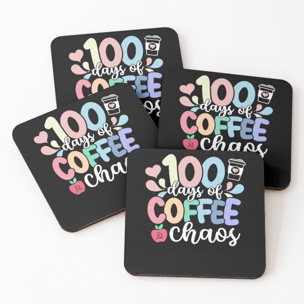 Item preview, Happy 100th Day Of School Teacher 100 Days Of Coffee Chaos - Profesor 100th Day of School Student 100 Days of School Gamer designed and sold by ohmier.
