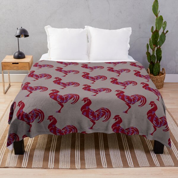 Item preview, Abstract red rooster designed and sold by tetibright.