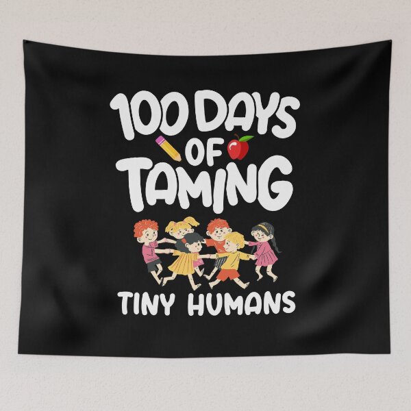 Item preview, Happy 100th Day Of School Teacher Taming Tiny humans - Teacher 100th Day of School Student 100 Days of School Gamer  designed and sold by ohmier.