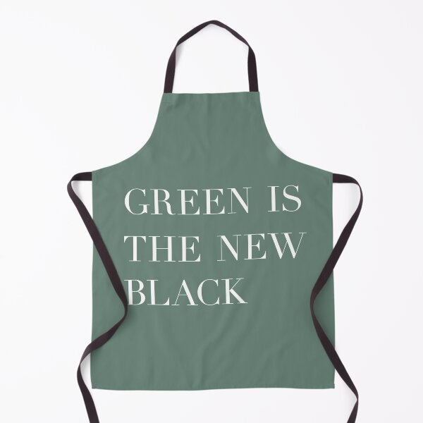 Item preview, Green is the New Black - Typography Print designed and sold by MDRNHOME.