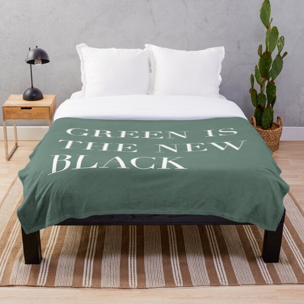 Item preview, Green is the New Black - Impresión de tipografía designed and sold by MDRNHOME.