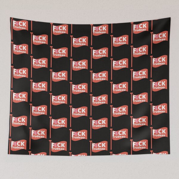 Item preview, Fuck Trudeau Flag     designed and sold by Pyramidappa.