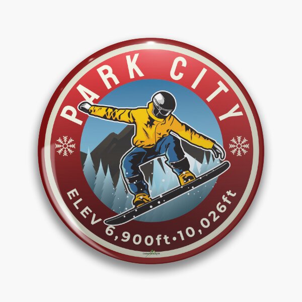 Item preview, Park City USA Ski Skiing Utah Sticker T-Shirt 02 designed and sold by OuterShellUK.