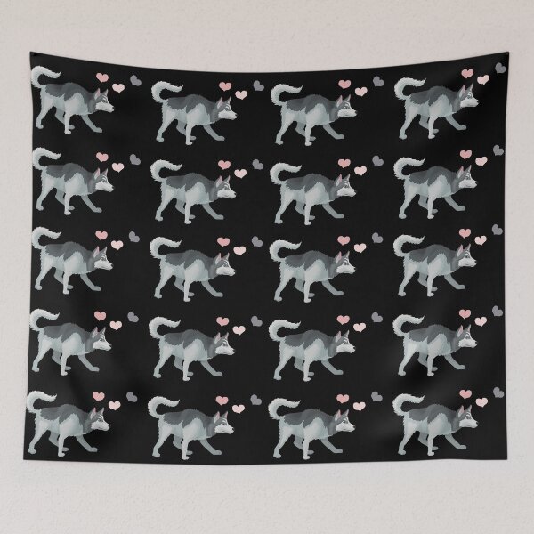 Item preview, siberian husky dog pattern designed and sold by Maful.