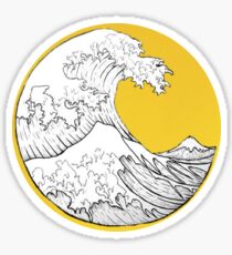 Große Welle Sticker