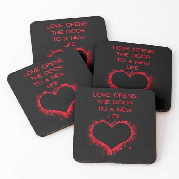 Item preview, Love Opens The Door To A New Life - Valentine Stickers designed and sold by WowAllinOne.